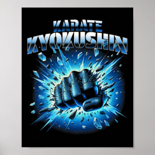 Kyokushin Karate Kyokushinkai Oyama Discipline Eer Poster