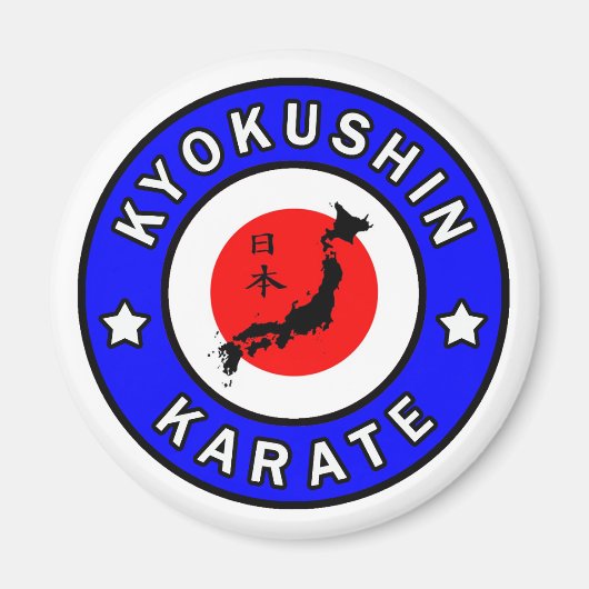 Kyokushin Karate Magneet (Voorkant)