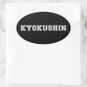 Kyokushin Karate Ovale Sticker (Tas)