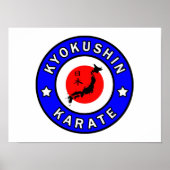 Kyokushin Karate Poster (Voorkant)