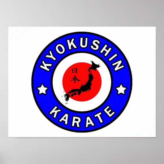 Kyokushin Karate Poster (Voorkant)