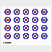 Kyokushin Karate Ronde Sticker (Vel)