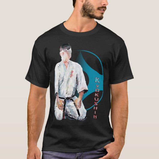 Kyokushin Karate Seiza Mukuso Martial Arts T-Shirt (Voorkant)
