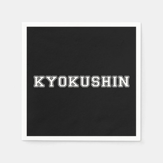 Kyokushin Karate Servetten (Voorkant)
