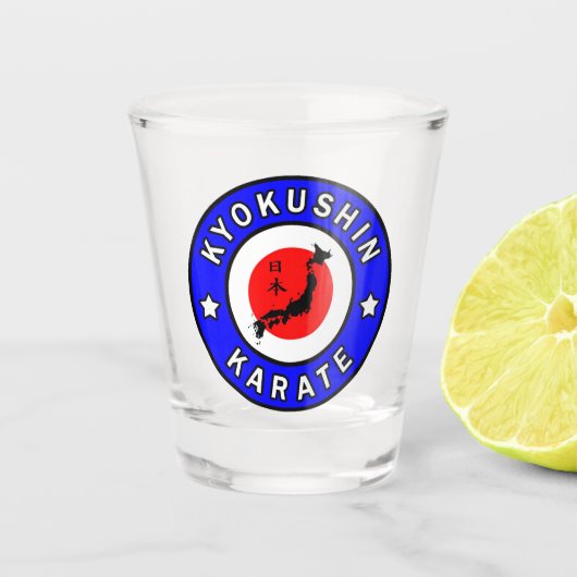 Kyokushin Karate Shot Glas (Voorkant)