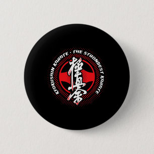 Kyokushin Karate Sterkste Ronde Button 5,7 Cm