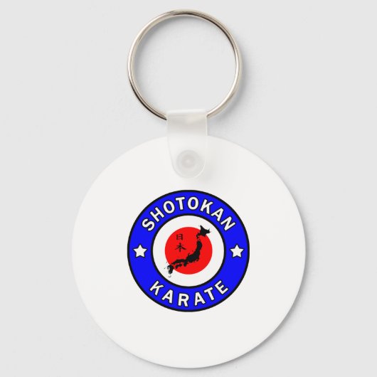Kyokushin Karate T-shirt Sleutelhanger (Voorkant)
