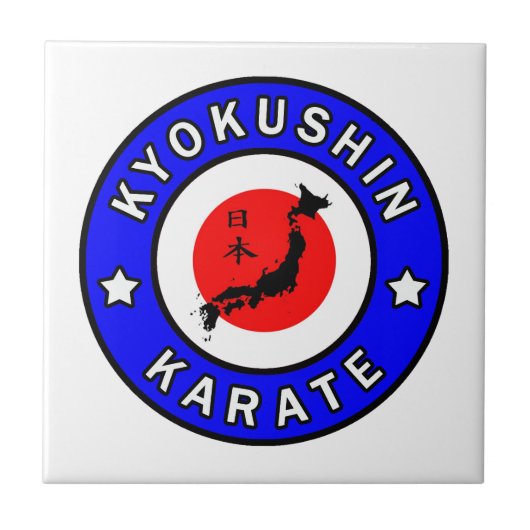 Kyokushin Karate Tegeltje (Voorkant)