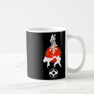 Kyokushin Kumite Karate Fan ontwerp Koffiemok