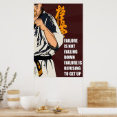 Kyokushin - Mislukking Niet Poster (Keuken)