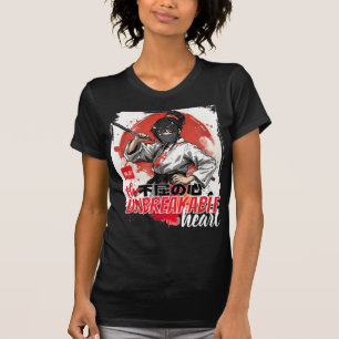 Kyokushin Onbreekbaar Hart Krijger Anime Inkt Kuns T-shirt