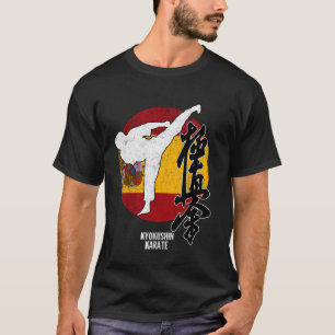 Kyokushin Spanje Karate Spaanse vlag Kyokushinkai  T-shirt