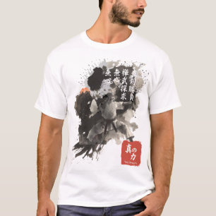 Kyokushin Sumi-E Zen Krijger Inspiratie Inkt Kunst T-shirt