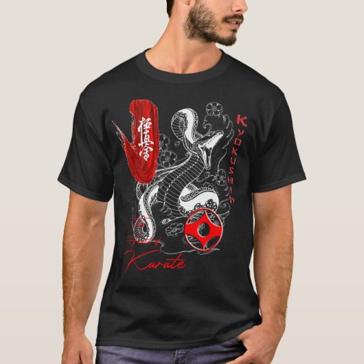 Kyokushin The Heart of Karate Budo T-Shirt (Voorkant)