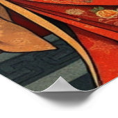 Kyōto 京都 Japan geisha  retro Briefkaart Poster (Hoek)