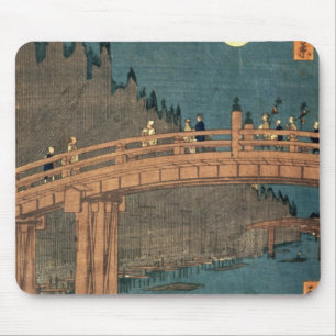 Kyoto-brug door moonlight muismat