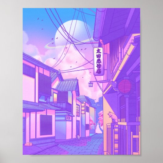 Kyoto City Pop Poster (Voorkant)
