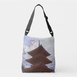 ❤ Kyoto, de Japanse Kiyomizu-Dera op een Crossbody Tas