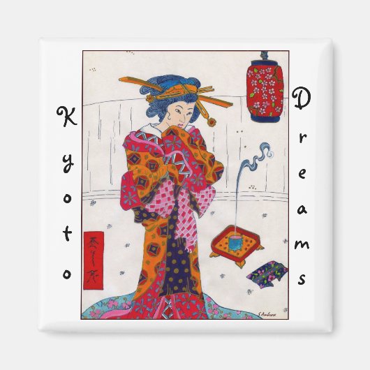 Kyoto Dromen door S Ambrose Magneet (Voorkant)