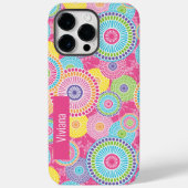 Kyoto-Floral-patroon met aangepaste naam Case-Mate iPhone Case (Achterkant)