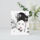 Kyoto Geisha Briefkaart (Staand voorkant)