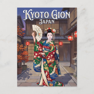 Kyoto Gion Japan Briefkaart