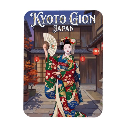 Kyoto Gion Japan Magneet (Verticaal)