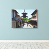Kyoto Gion Japan Poster Canvas Afdruk (Insitu (Houten vloer))