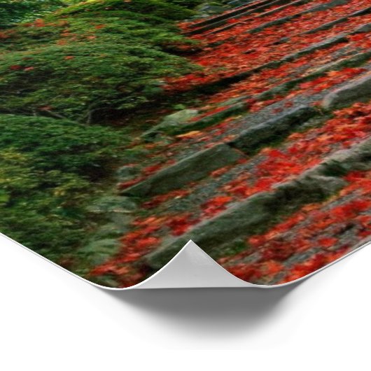 Kyoto, herfst Leaves Poster (Hoek)