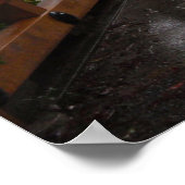 Kyoto-imperial paleis met Bridge-Poster Poster (Hoek)