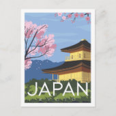 Kyoto Japan Beroemde Reisplaats Illustratie Briefkaart (Voorkant)
