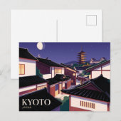Kyoto Japan Briefkaart (Voorkant / Achterkant)