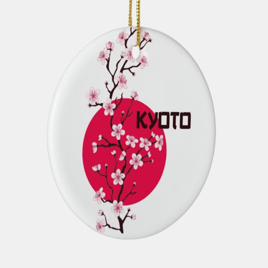 Kyoto Japan Cherry Blossom Ornament (Rechts)