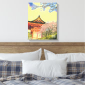 Kyoto Japan Cherry Blossom reisfotografie Canvas Afdruk (Insitu (Slaapkamer))
