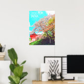 Kyoto Japan Cherry Blossom reisfotografie Poster (Thuiskantoor)