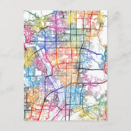 Kyoto Japan City Map Briefkaart