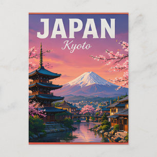 🌸 Kyoto Japan Kersenbloesemseizoen 🌸 Briefkaart