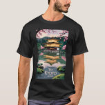 Kyoto Japan Kinkaku-ji Illustration Travel Art Vin T-shirt<br><div class="desc">Kyoto retro vector travel design. From the iconic Fushimi Inari Shrine and Golden Pavilion to the peaceful Arashiyama Bamboo Grove,  Kyoto offers an unforgettable glimpse into Japan’s cultural heart and heritage.</div>