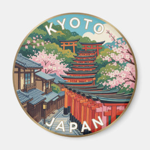 Kyoto Japan Kleurrijke Japanse Reis Magneet