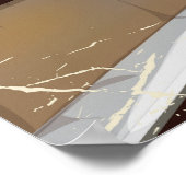 kyoto Japan kogeltrein vintage-poster Poster (Hoek)