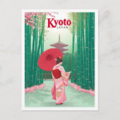 Kyoto Japan  Kunst Reizen Illustratie Briefkaart (Voorkant)