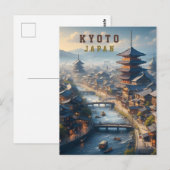 Kyoto Japan Landschapsreizen  Briefkaart (Voorkant / Achterkant)