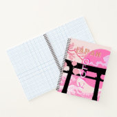 Kyoto Japan Pink Travel Art Notitieboek (Binnen)