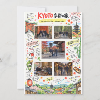 Kyoto Japan Reis 5 Foto Collage Reis Zine