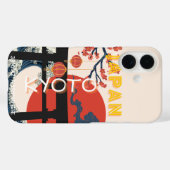 Kyoto Japan Reiskunst, Retro Reiskunst Case-Mate iPhone Case (Achterkant (horizontaal))