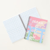 Kyoto Japan Reiskunst, Roze Pastel Reiskunst Notitieboek (Binnen)