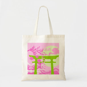 Kyoto Japan Reiskunst, Roze Reiskunst Tote Bag