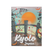 Kyoto Japan reisposter Notitieblok (Linkerzijde)