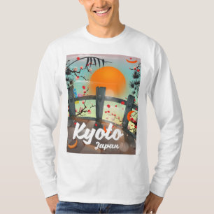Kyoto Japan reisposter T-shirt
