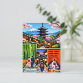Kyoto Japan Reizen Briefkaart (Staand voorkant)